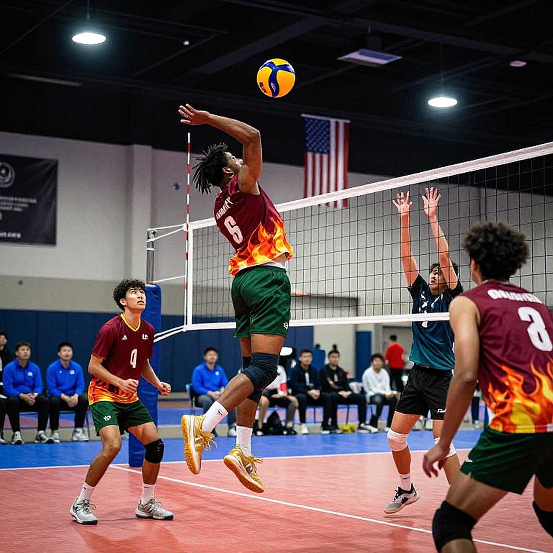 13-year-old Qatari prodigy scores 12 points with 5 blocks in Asian Championship
